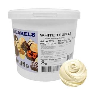 White Truffle Chocolate Ganache 6kg - Bakels