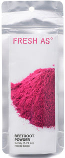50g Beetroot Powder - Freeze Dried  Harvested in the North of New Zealand, fresh beetroot is freeze dried then finely milled into a powder, maintaining its vibrant colour, superior flavour and rich nutrients.  Available at Latorta - Canberra Australia