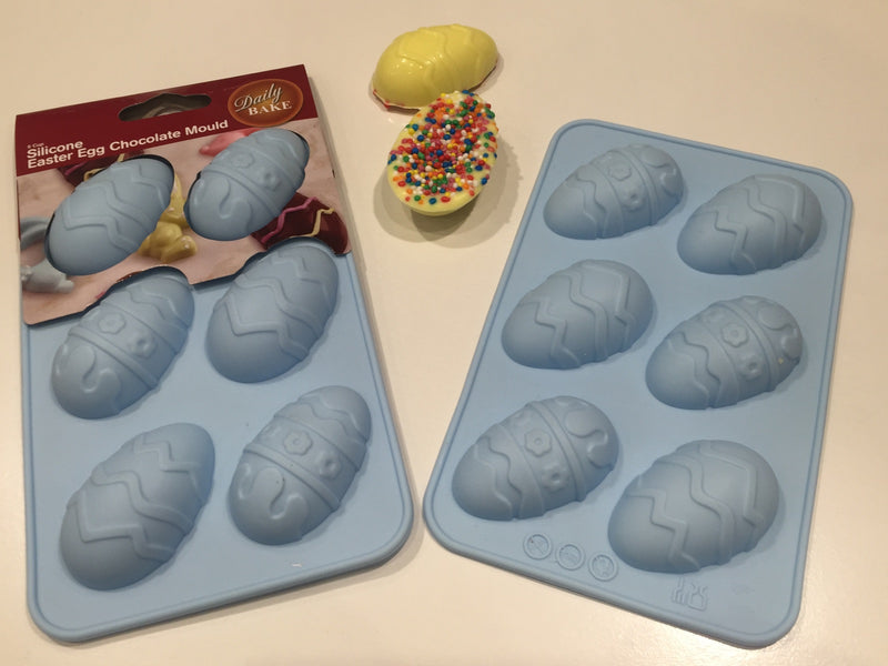 Silicone Easter Egg Chocolate Mould - 6 cavity