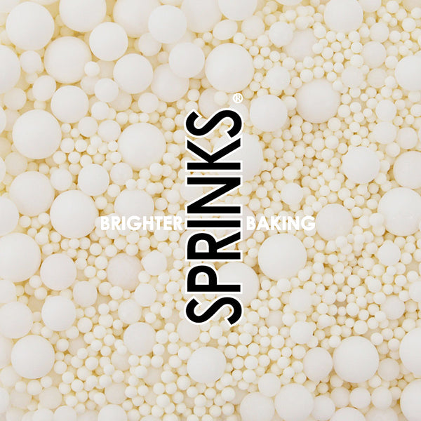 Sprinkle Mix - Bubble Bubble White - 500g BULK
