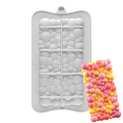 Silicone Chocolate Mould - Balloon Bubbles Bar