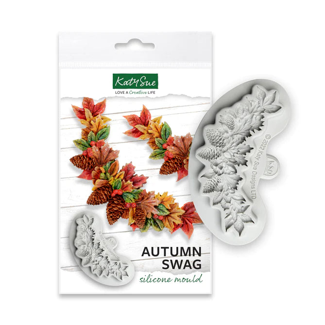 Silicone Mould - Autumn Swag