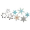 Snowflakes - Cookie Cutter & Texture Mat Set - Cake Star