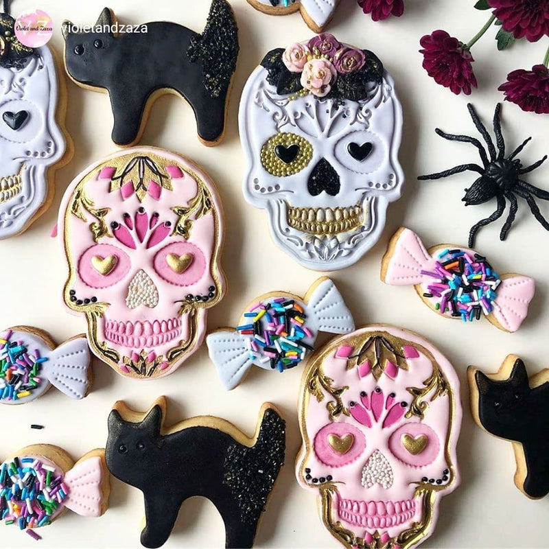 Embosser & Cutter Set - Candy Skull Heart Eyes