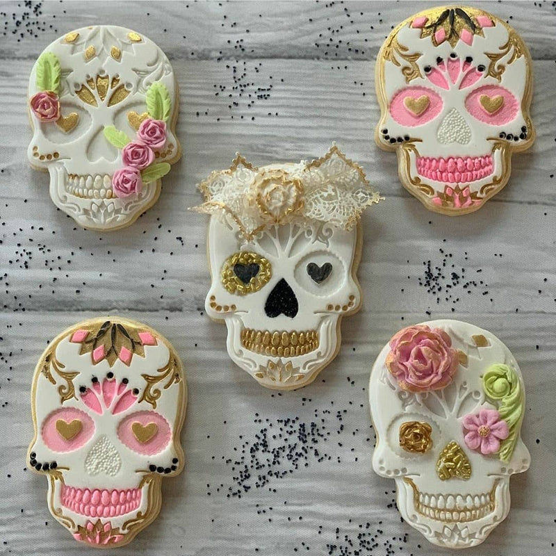 Embosser & Cutter Set - Candy Skull Heart Eyes