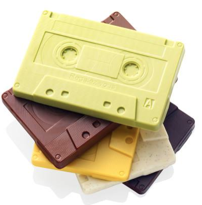 Chocolate Mould - Cassette Tape - 3 Piece Mould