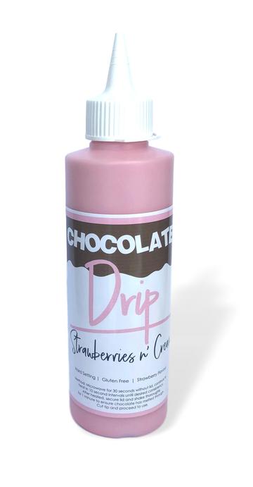 Chocolate Drip - Strawberries & Cream 250g