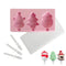 Popsicle Mould - Christmas Tree, Snowman, Polar Bear - 3 Cavities