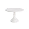 Cake Stand - 12 inch White Gloss Classic - Metal Cake Pedestal