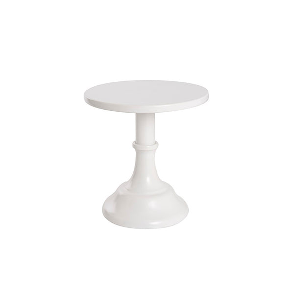 Cake Stand - White Classic Gloss Cake Stand - 8 inch