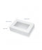 Cookie Box - 6.75 x 4.5 inch Biscuit/Cookie Box with White Lid