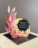 Cake Topper - COVID-19 Ruined My Birthday - Black