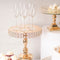 Cake Stand - 16 inch Gold & Crystal Cake Pedestal