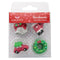 Sugar Decorations: Christmas Gems Cupcake Decorations 12pk