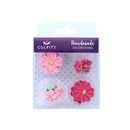 Sugar Decorations - Pink Daisy Collection 14pc