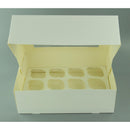 Cupcake Box - 12 Hold - White