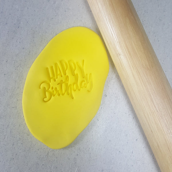 Embosser - Happy Birthday (version 1) - 60mm