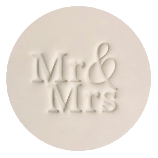 Embosser & Cutter Set - Mr & Mrs - by Little Biskut