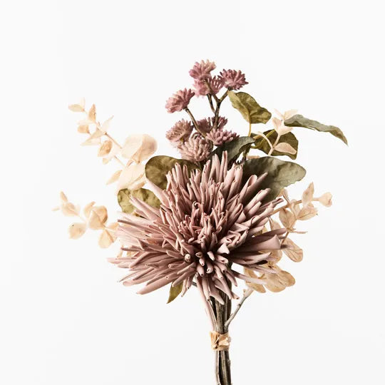 Floristry - Dahlia Mixed Bouquet in Deep Pink - Artificial Flowers