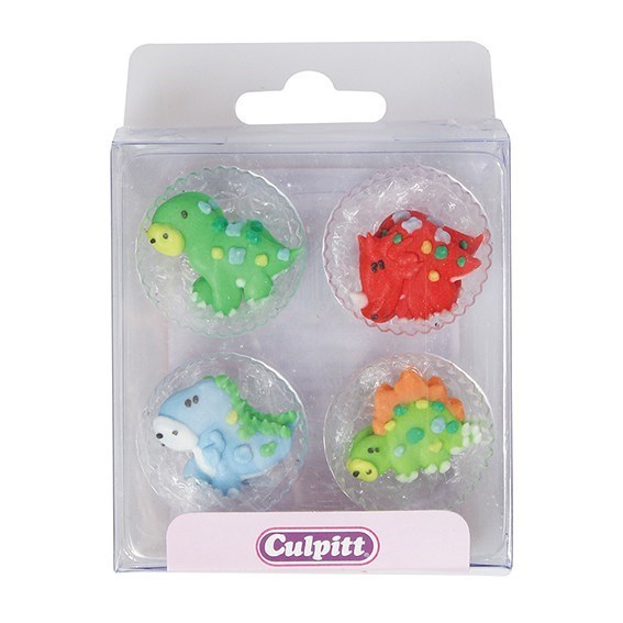 Sugar Decorations - Dinosaurs 12pk