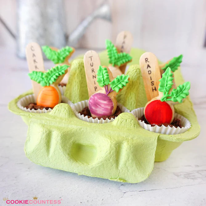 Cookie / Chocolate Box - Easter Egg Carton - 6 cavity - Green