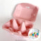 Cookie / Chocolate Box - Easter Egg Carton - 6 cavity - Pink