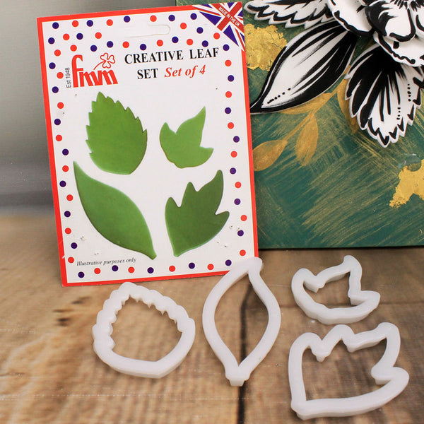 Fondant Cutter Set : Creative Leaf (Lily of Valley, Tulip, Ivy, Hydrangea)