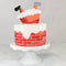 Cake Decorating Kit - Fat Santa in Chimney (5 inch x 25 inch)