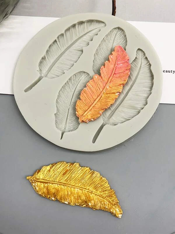 Silicone Mould - Assorted Feathers