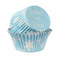 Cupcake Cases Std - Blue Snowlfakes Foil (25 pack) - Baked With Love