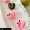 Chocolate Mould - Small Geo Hearts - 3 Piece Mould