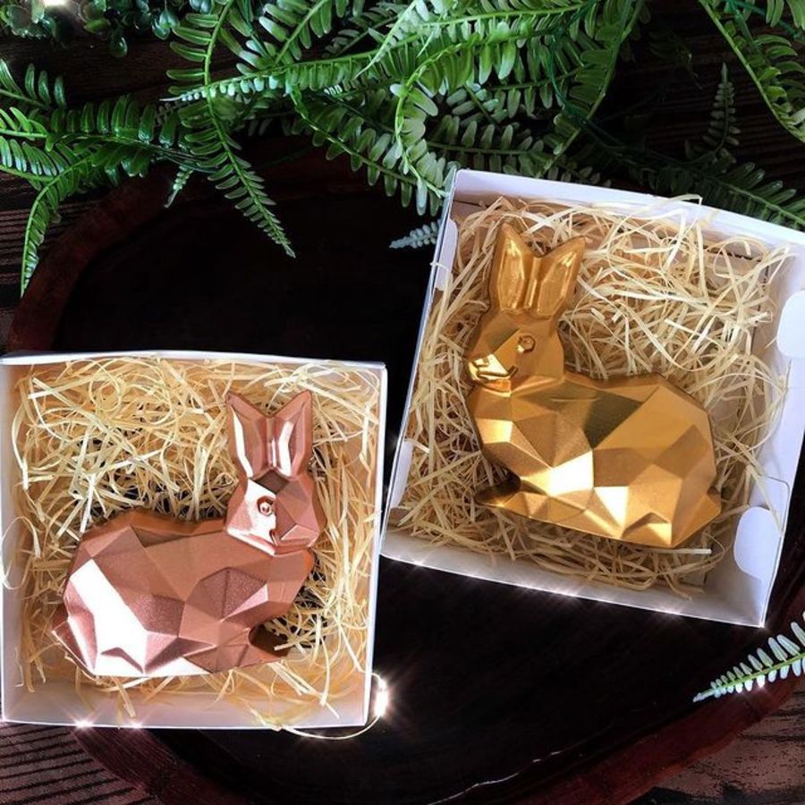 Chocolate Mould - Geo Rabbits (Easter) - 3 Piece Mould – Latorta