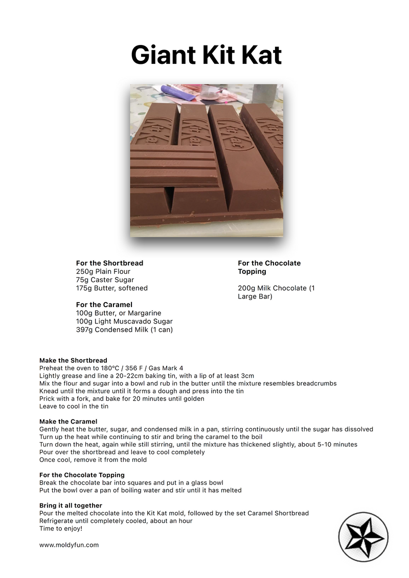 Silicone Baking Mould - Giant Kit Kat