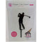 Golf - Silhouette Mini Acrylic Cake Topper