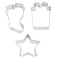 Cookie Cutter Set - Good Tidings (3pc) - Christmas Stocking, Star, Gift Box
