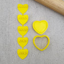 Cutter & Embosser Set - Candy Heart Mother's Day Grandma Set