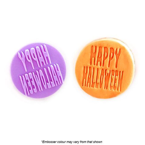 Embosser - Happy Halloween Fondant Embosser Stamp