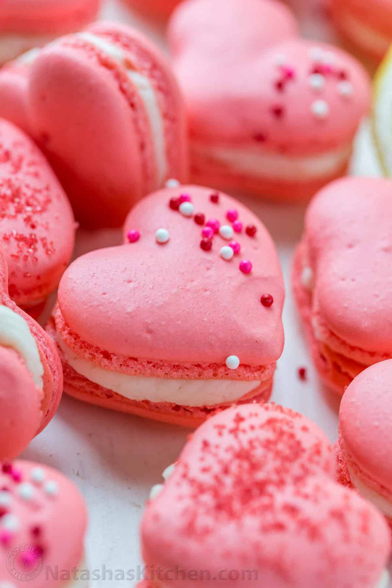 Macaron Mat - Heart Shape 30 Cavities Silicone Baking Mat
