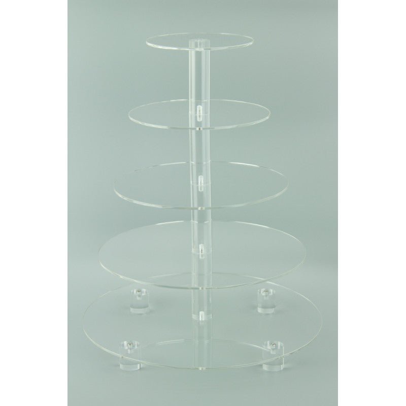 Hire - 5 Tier Acrylic Cupcake Stand