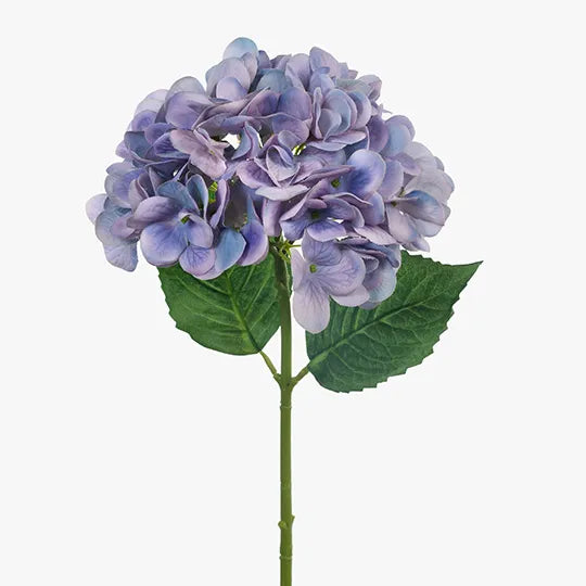 Floristry - Blue Hydrangea Flower Stem - Artificial Flowers