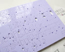 Classic - Alphabet, Numbers, Symbols - Sweet Stamp - purple