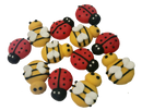 Mini Bees & Lady Bugs Sugar Decorations 12pk