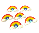 Mini Rainbows Sugar Decorations 6pk