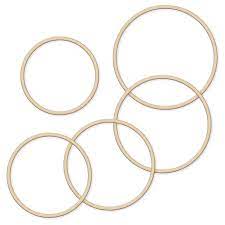 Floristy - Flower Pro Wooden Craft Hoops - Set of 5