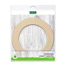 Floristy - Flower Pro Wooden Craft Hoops - Set of 5