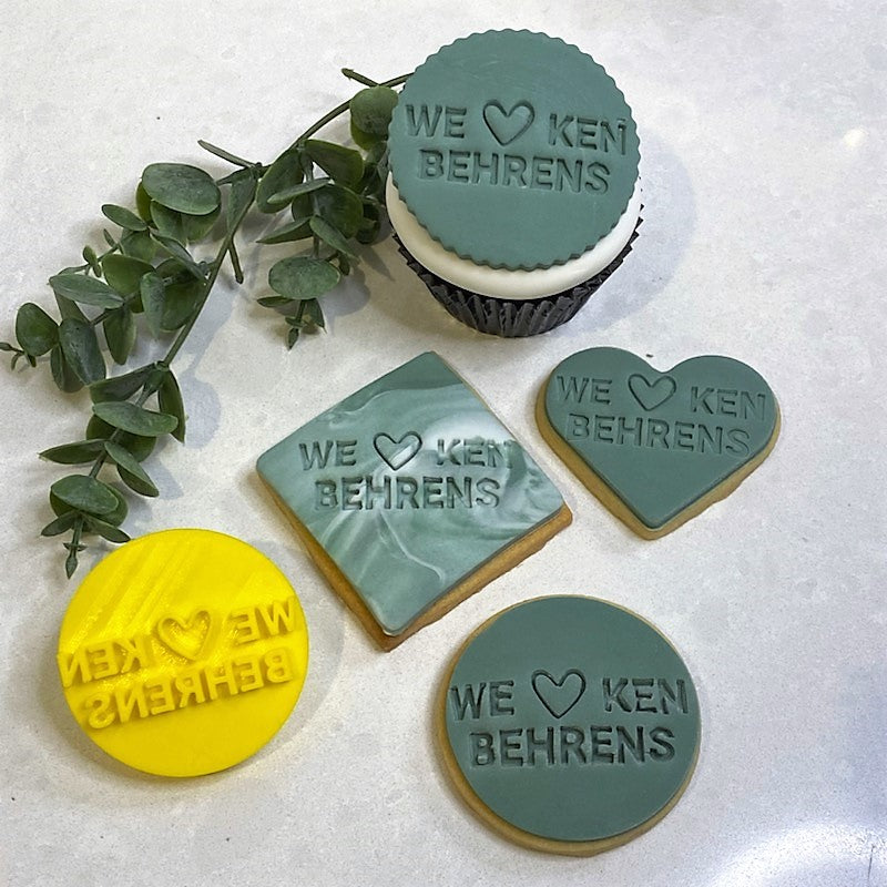 Embosser - We Love (Heart) Ken Behrens Cookie Embosser