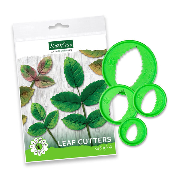 Cutters - Rose Leaf - Set of 4 Flower Pro