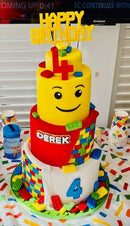 Cake Topper - Lego Happy Birthday