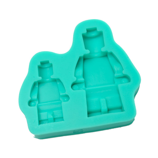 Silicone Mould - Lego Figurines (small & large Lego Men)