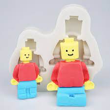 Silicone Mould - Lego Figurines (small & large Lego Men)